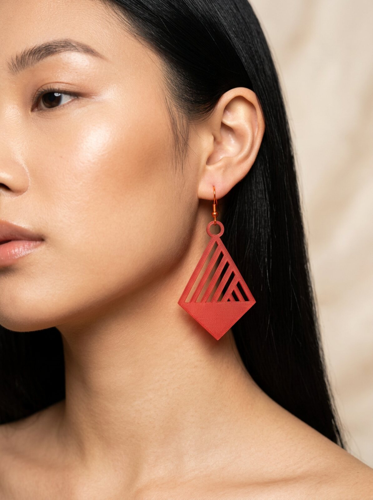 Lina in rood
